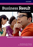 Business Result (2nd Edition) Advanced Student's Book with Online Practice